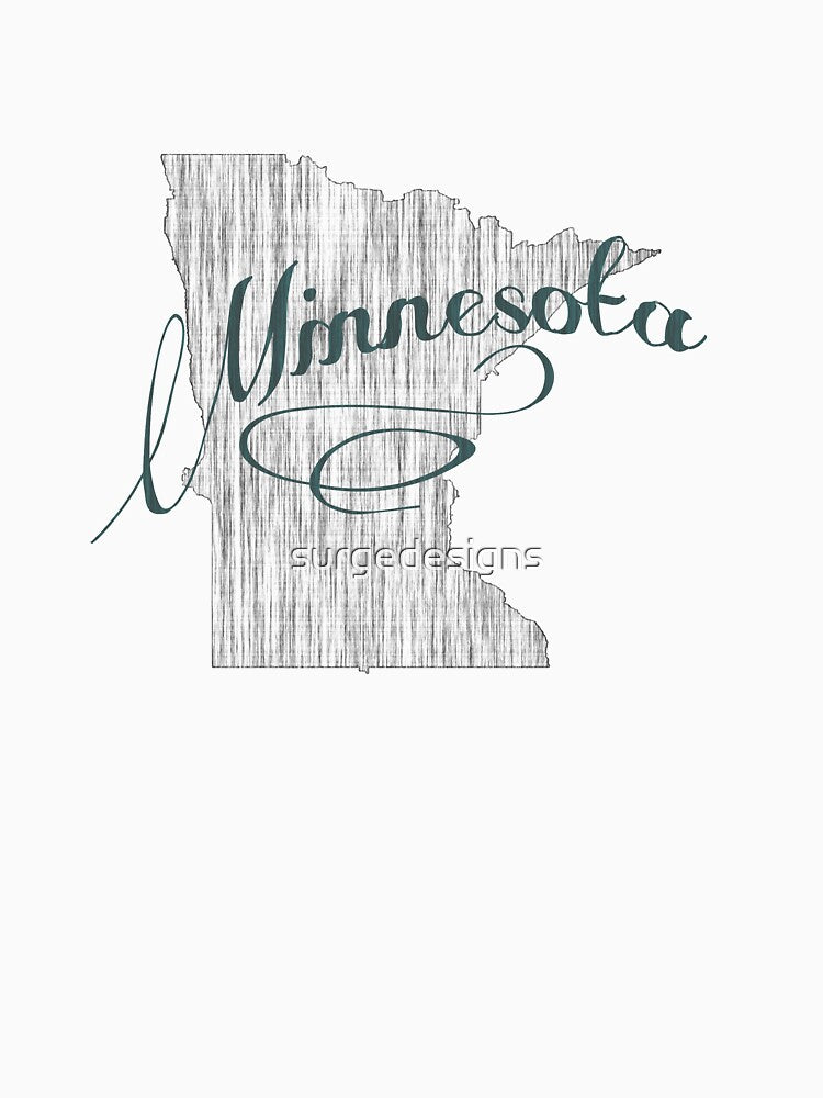 Minnesota State Typography by surgedesigns T-Shirts, Hoodie, Sweatshirt | BlankRebels.com (Image 3)