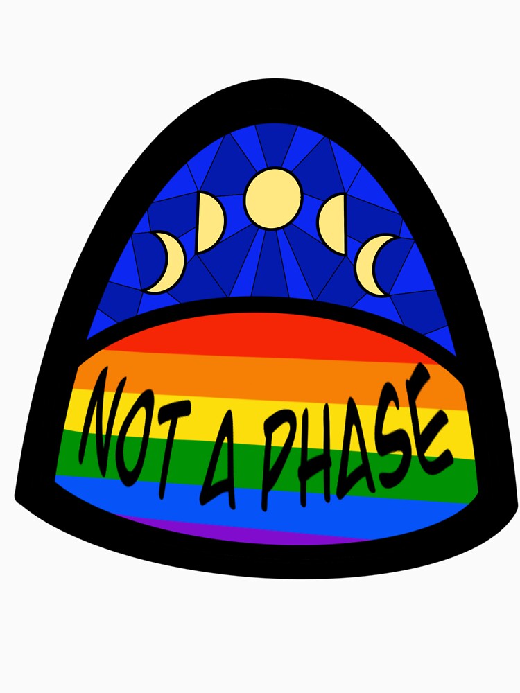 Not A Phase Pride by CuriousRune T-Shirts, Hoodie, Sweatshirt | BlankRebels.com (Image 3)