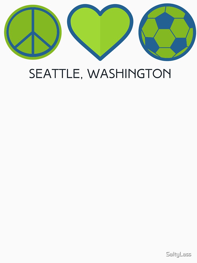 Peace Love Soccer - Sounders by SaltyLass