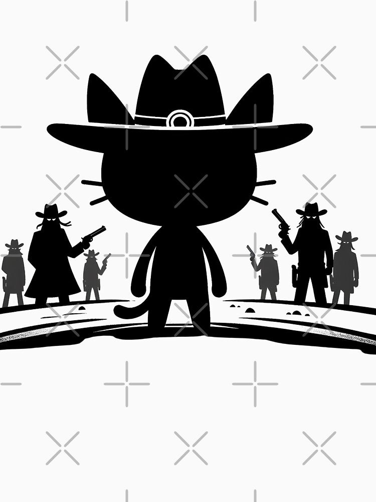Cowboy Kitty by LynZorArts T-Shirts, Hoodie, Sweatshirt | BlankRebels.com (Image 3)