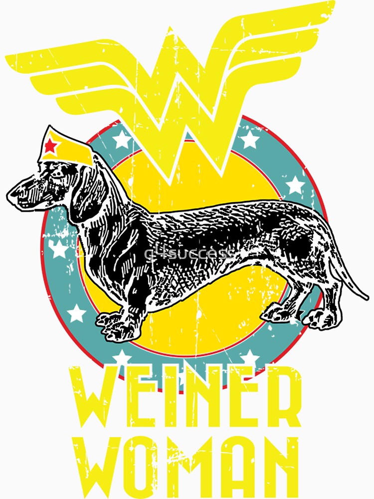 Weiner Woman Dachshund Dog Lover T-Shirt For Women by q4success Hoodie, Sweatshirt | BlankRebels.com (Image 2)