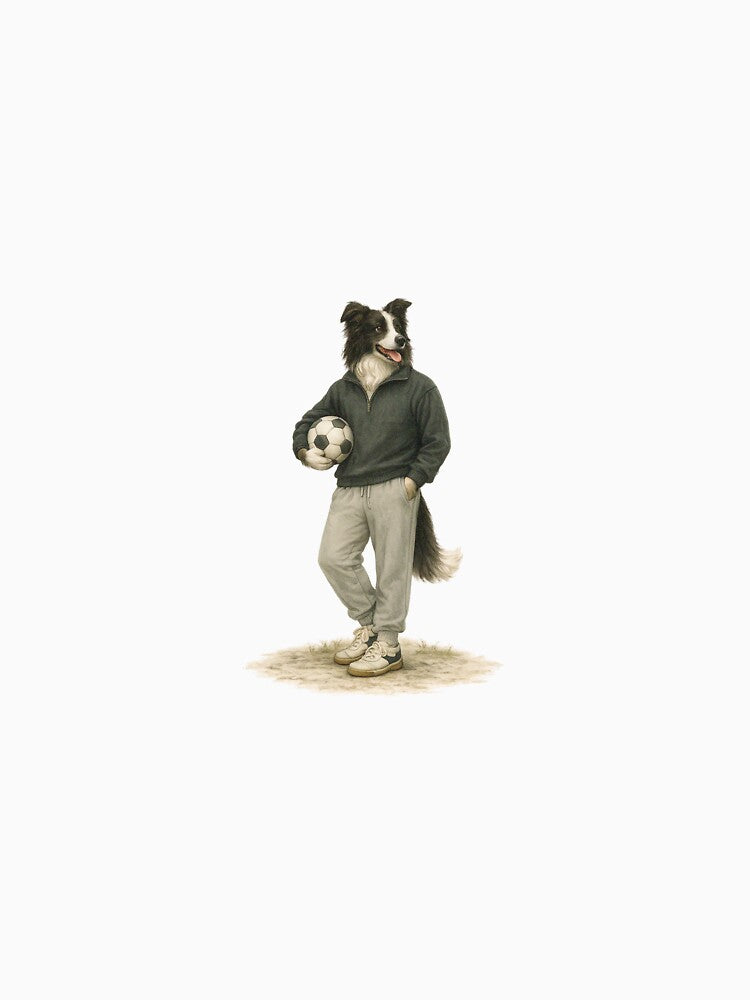 Border Collie Playing Soccer Dog by Dodosheep