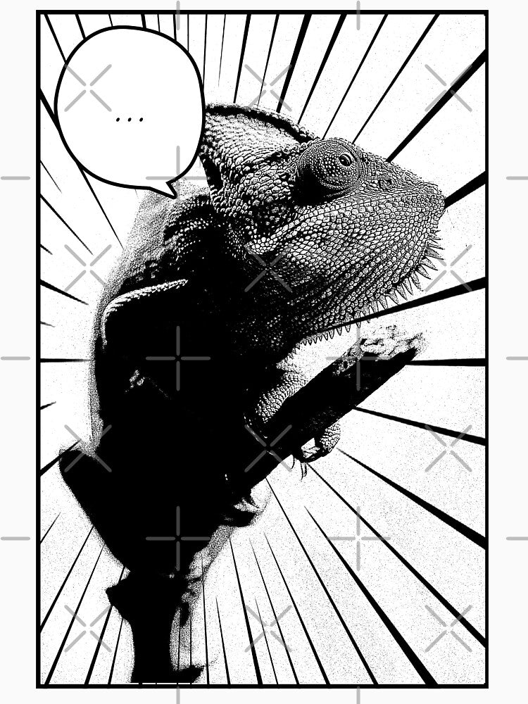 Awkward Chameleon Manga Anime Style by TravelPostcardGems T-Shirts, Hoodie, Sweatshirt | BlankRebels.com (Image 3)