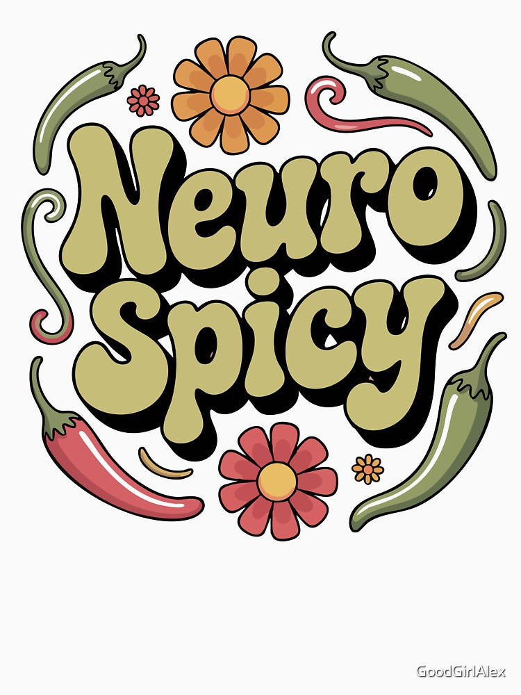 Neurospicy – Bold and Spicy Neurodivergent Design by GoodGirlAlex T-Shirts, Hoodie, Sweatshirt | BlankRebels.com (Image 3)