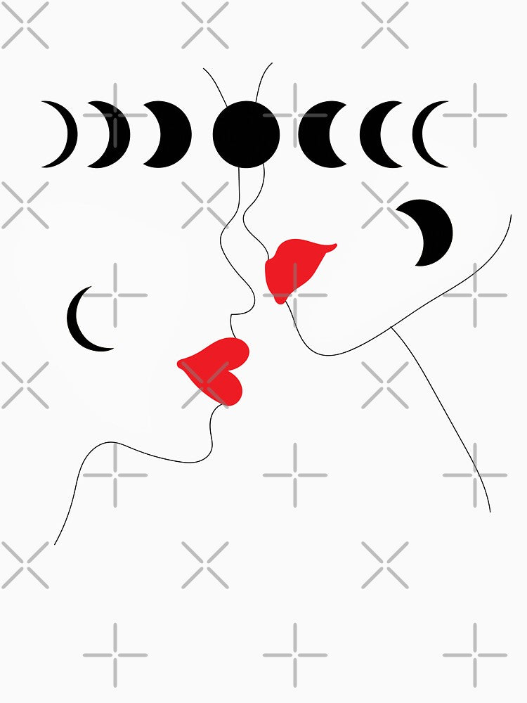 Phases Line Art by StudioMinaar T-Shirts, Hoodie, Sweatshirt | BlankRebels.com (Image 3)