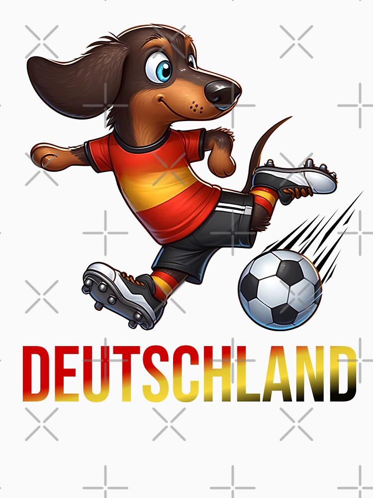 Funny Dachshund soccer player,  German football team World Tournament by Oz64