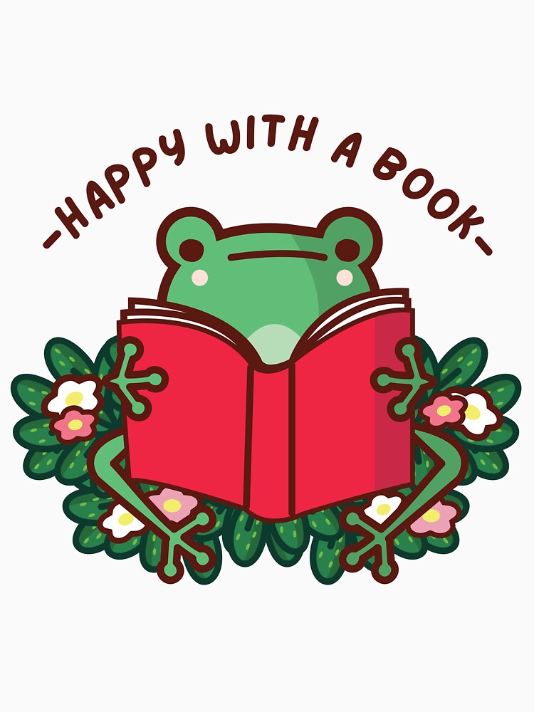 Frog Reading a Book by UnwindMoon T-Shirts, Hoodie, Sweatshirt | BlankRebels.com (Image 3)