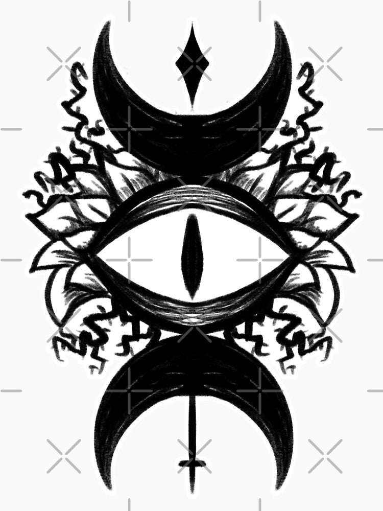 Dead Moon Eye | Lunar Sight by Art of Klabiama • Echoes of Tanagar T-Shirts, Hoodie, Sweatshirt | BlankRebels.com (Image 2)
