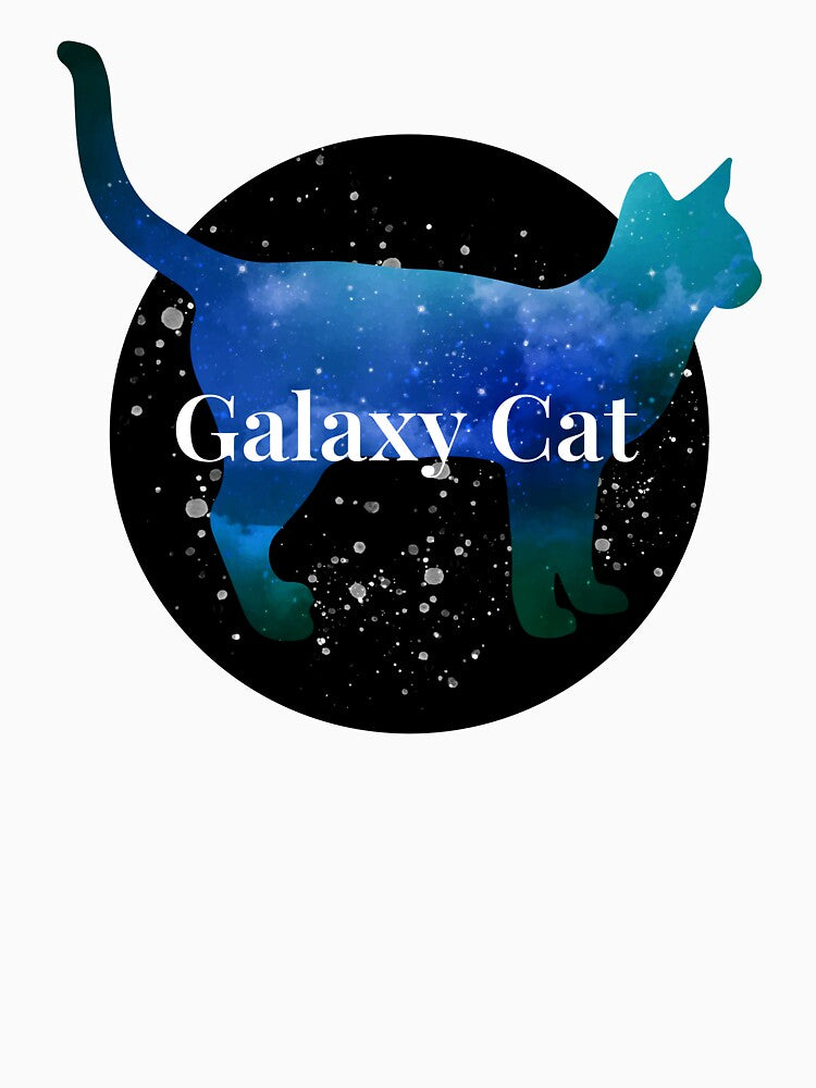 Galaxt Cat Blue Green by tsbbstudio T-Shirts, Hoodie, Sweatshirt | BlankRebels.com (Image 3)