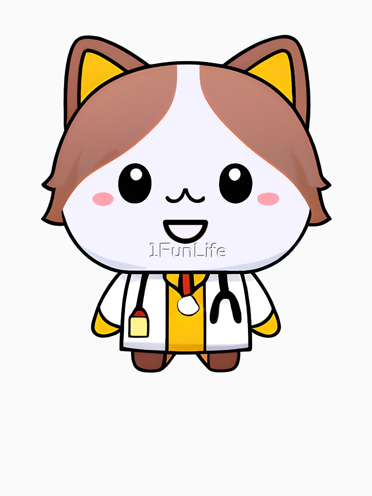Kawaii Cat Doctor, Cute, Fun and on Call 24/7 by 1FunLife