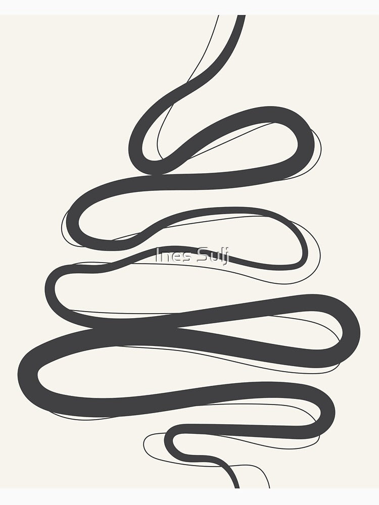 Minimalist Abstract Line Art 08-01 by PAPER MOON art & design T-Shirts, Hoodie, Sweatshirt | BlankRebels.com (Image 3)