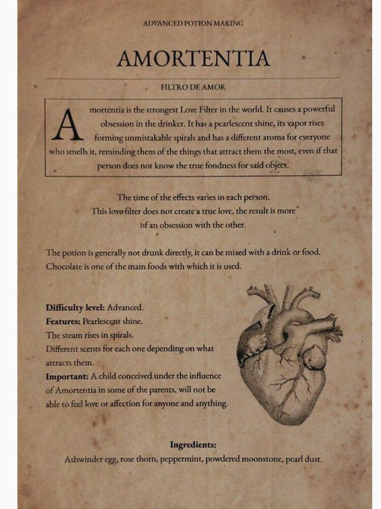 Amortenia recipe by strangeunicorn T-Shirts, Hoodie, Sweatshirt | BlankRebels.com (Image 2)