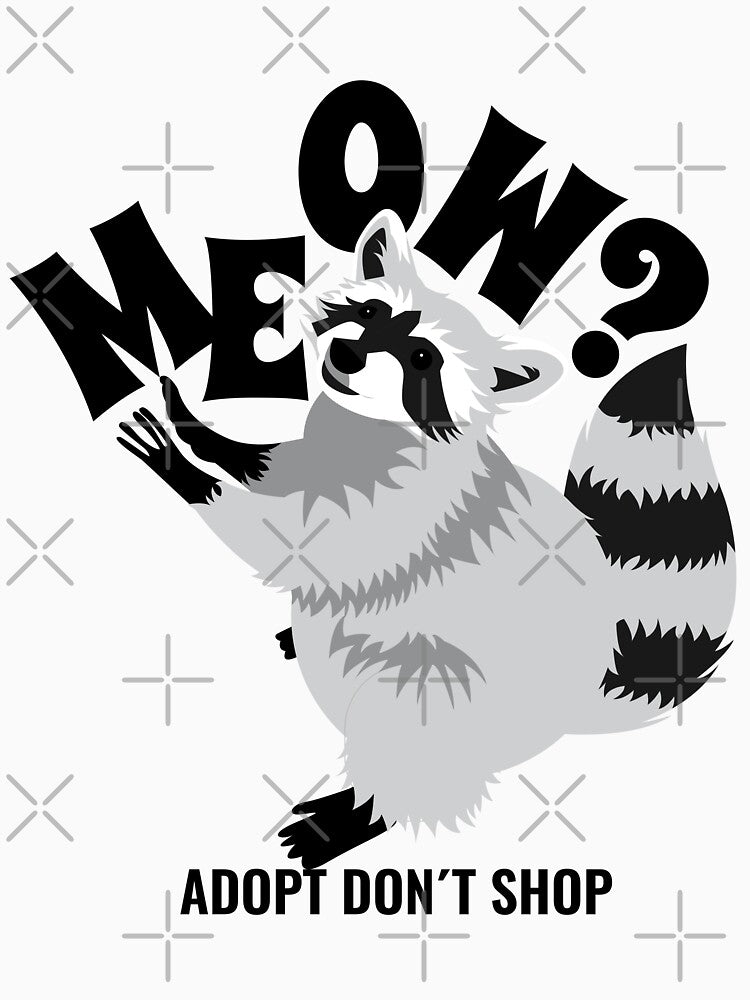 Funny Little Raccoon Lover Adopt Don´t Shop by prizprazpruz T-Shirts, Hoodie, Sweatshirt | BlankRebels.com (Image 3)