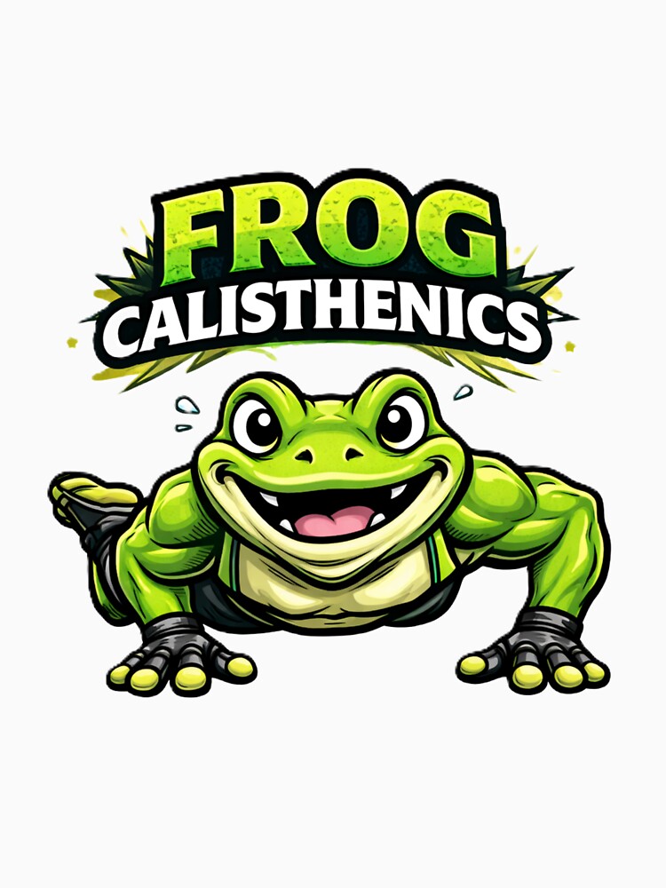 Funny Frog Calisthenics Workout Gym Character by PaulixArt T-Shirts, Hoodie, Sweatshirt | BlankRebels.com (Image 3)
