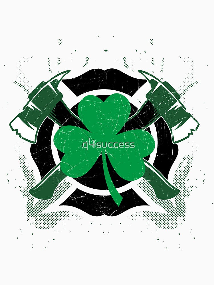 Firefighter St. Patrick's Day T Shirt Gift Ideas by q4success