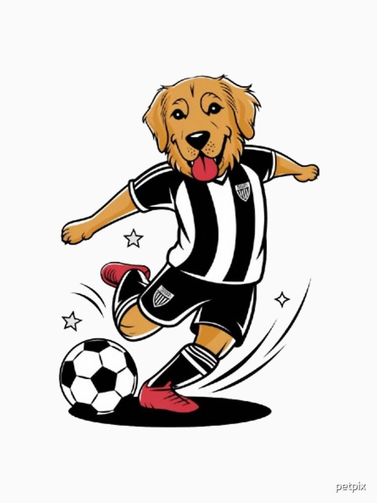 Golden Retriever Soccer Star with Tattoo Flair by Petpixy T-Shirts, Hoodie, Sweatshirt | BlankRebels.com (Image 3)