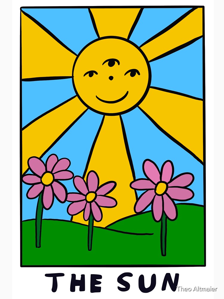 THE SUN tarot card by Theo Altmaier T-Shirts, Hoodie, Sweatshirt | BlankRebels.com (Image 3)