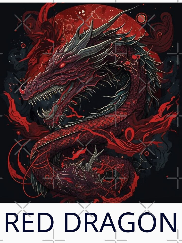 The red dragon by aymanraji T-Shirts, Hoodie, Sweatshirt | BlankRebels.com (Image 3)
