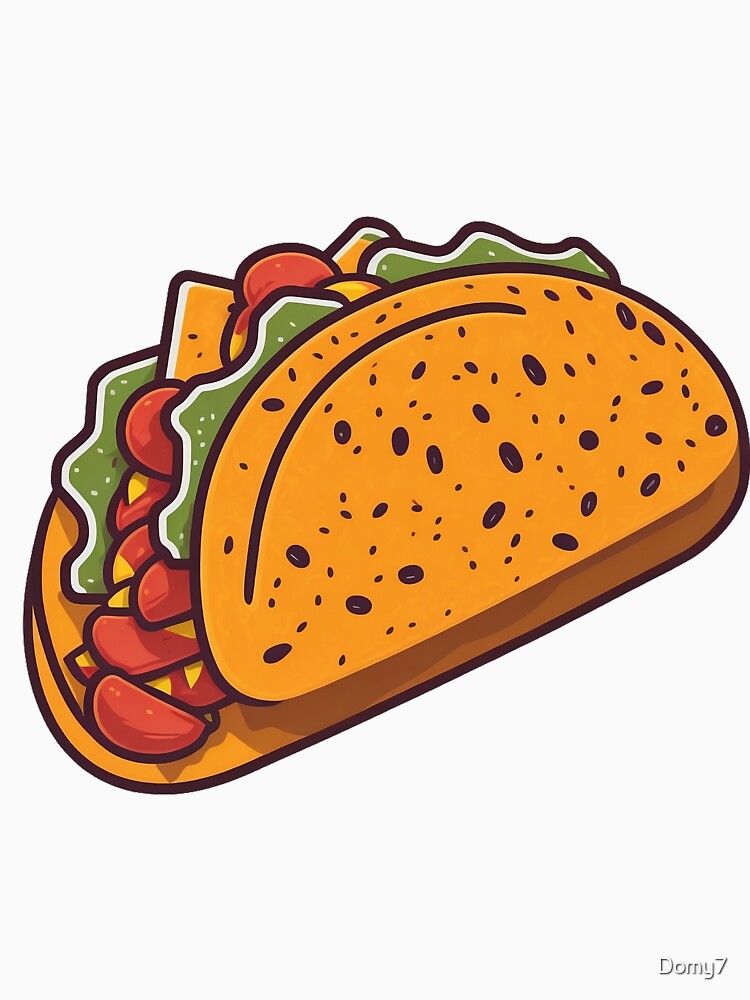 Cool Taco food lover mexican food by Domy7 T-Shirts, Hoodie, Sweatshirt | BlankRebels.com (Image 3)