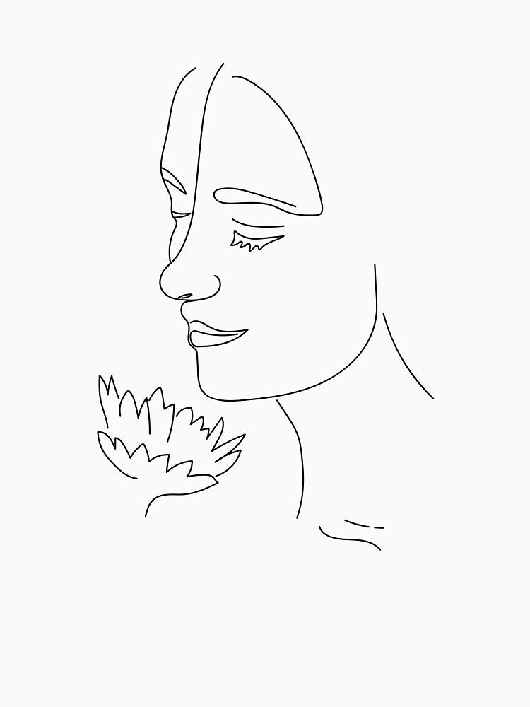 Face Line Art by jfieldsierra T-Shirts, Hoodie, Sweatshirt | BlankRebels.com (Image 3)