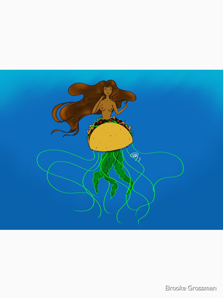Taco Tuesday Mermaid by Brooke Grossman T-Shirts, Hoodie, Sweatshirt | BlankRebels.com (Image 3)