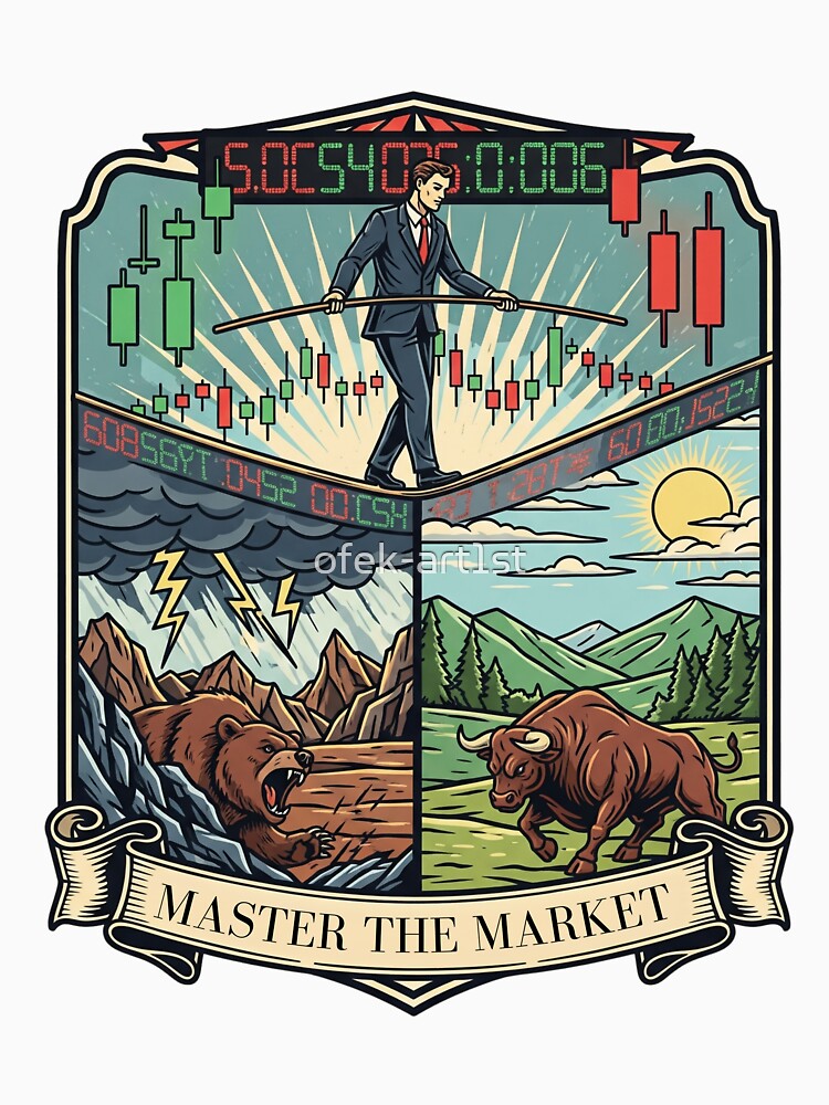 Master The Market by Balancing by ofek-art1st T-Shirts, Hoodie, Sweatshirt | BlankRebels.com (Image 3)