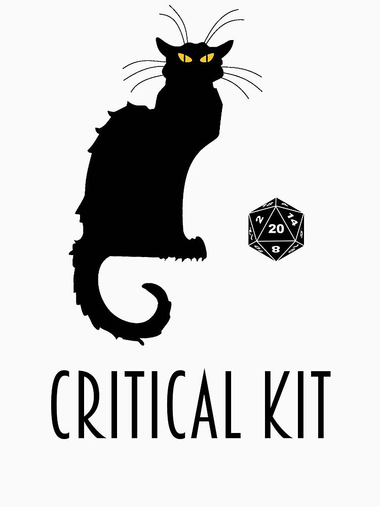 Critical Kit Cat D20 Gamer by Cat Lady Designs T-Shirts, Hoodie, Sweatshirt | BlankRebels.com (Image 3)