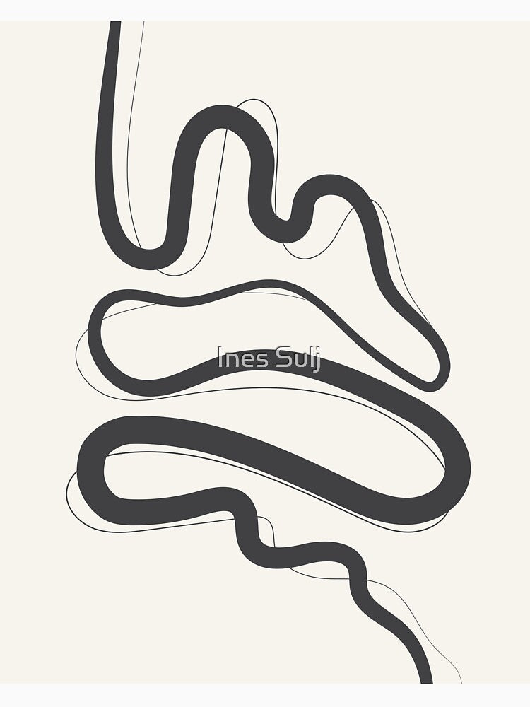 Minimalist Abstract Line Art 07-01 by PAPER MOON art & design T-Shirts, Hoodie, Sweatshirt | BlankRebels.com (Image 3)