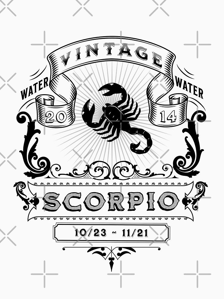 The Zodiac Sign of Scorpio Black and White 2014 by rhombusOnion T-Shirts, Hoodie, Sweatshirt | BlankRebels.com (Image 3)
