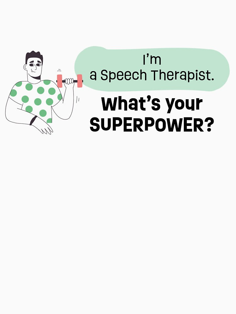 I'm a Speech Therapist Superpower T-Shirt by SmartPatterns Hoodie, Sweatshirt | BlankRebels.com (Image 3)