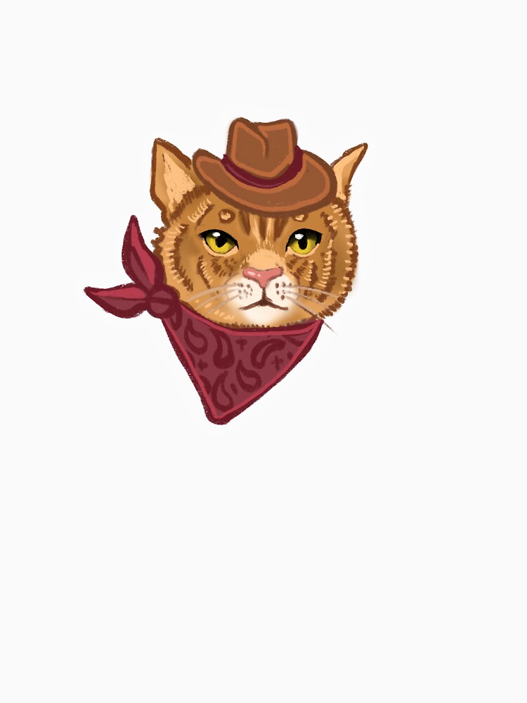 cat cowboy! by paigesimonenart T-Shirts, Hoodie, Sweatshirt | BlankRebels.com (Image 3)