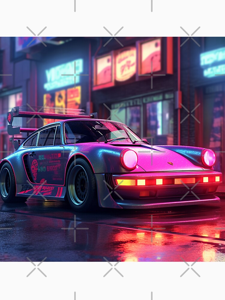Cyberpunk Porsche 911 2 by santhiWalken T-Shirts, Hoodie, Sweatshirt | BlankRebels.com (Image 3)