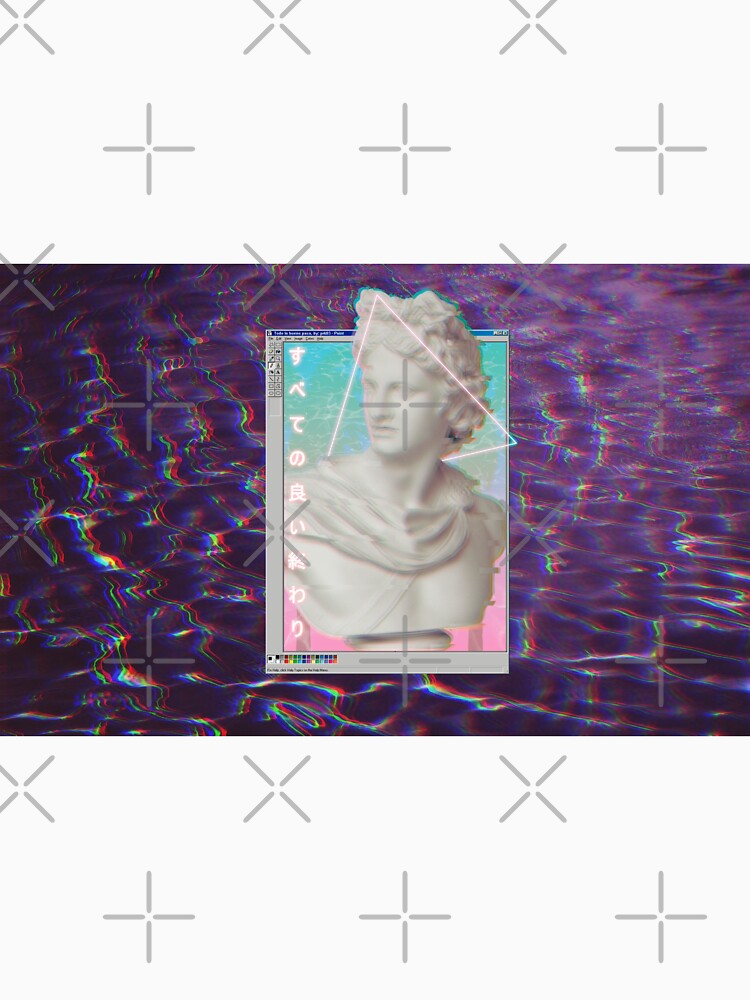 Vaporwave Statue Glitch Art by Bien Design T-Shirts, Hoodie, Sweatshirt | BlankRebels.com (Image 3)