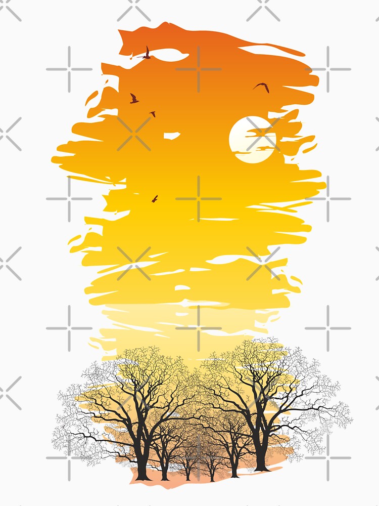 Sunset simple design by Yousran T-Shirts, Hoodie, Sweatshirt | BlankRebels.com (Image 3)