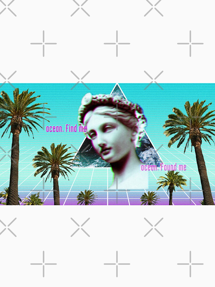Vaporwave Ocean Sculpture by Bien Design T-Shirts, Hoodie, Sweatshirt | BlankRebels.com (Image 3)