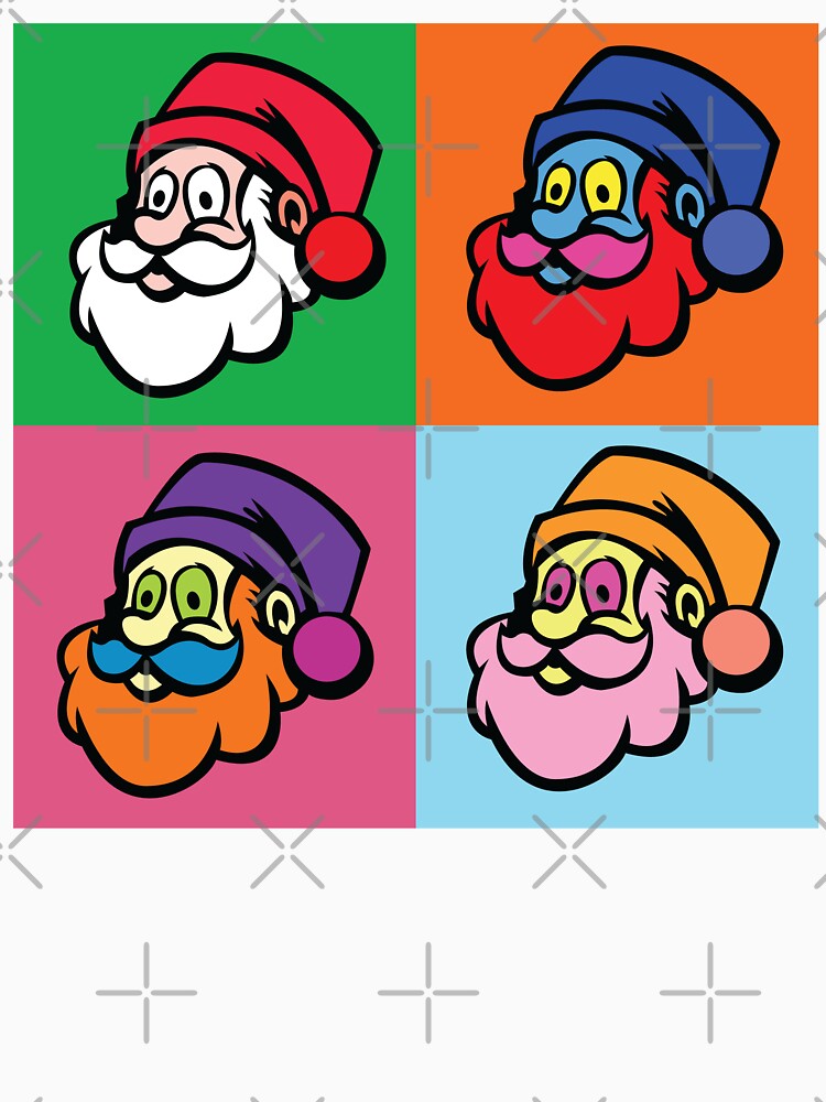 Pop Art Santa Claus by Peter Orum