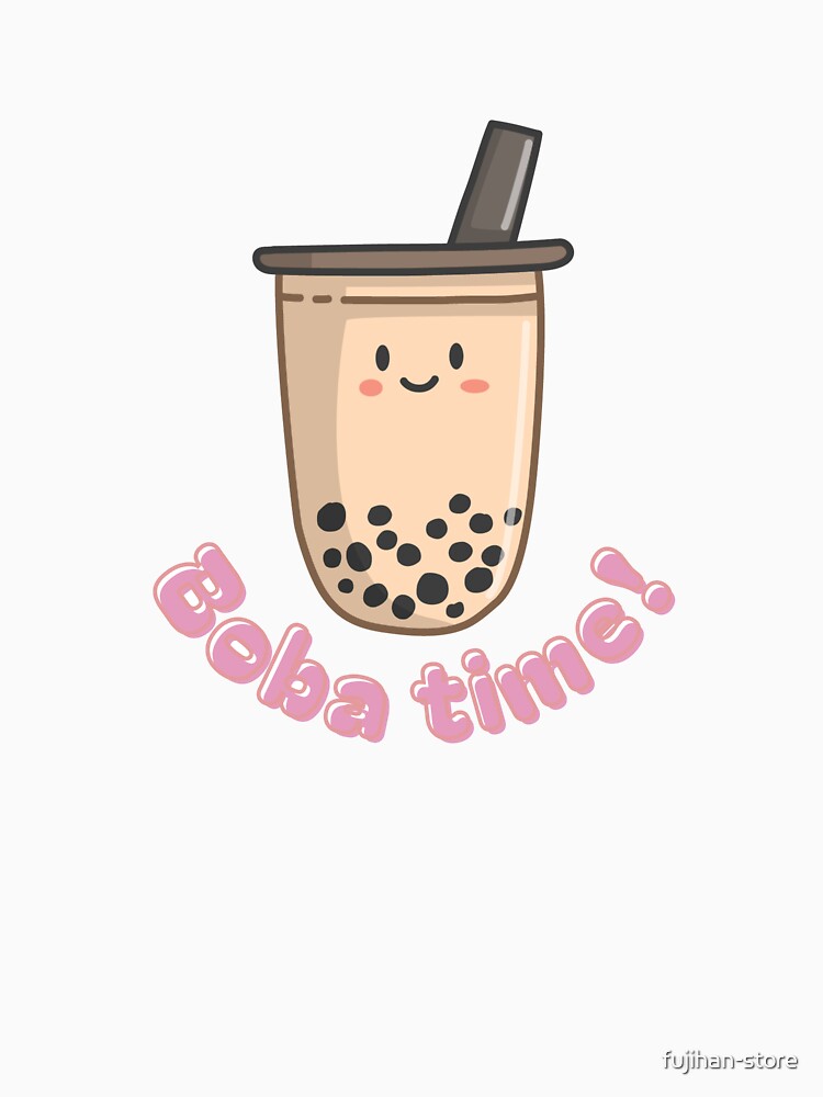 Boba Time | Cute Bubble Tea Lover Aesthetic Design by Mena Collection T-Shirts, Hoodie, Sweatshirt (Image 3)
