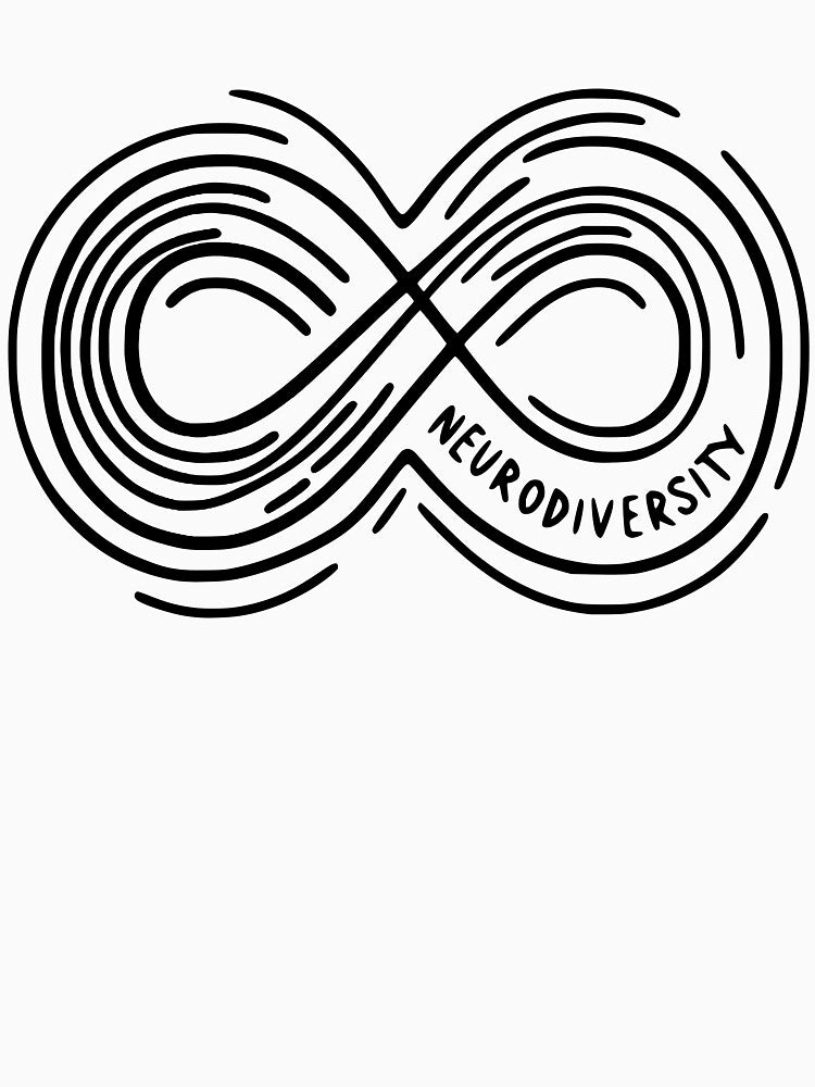 Inclusive Neurodiversity - Black by madebymoonstar T-Shirts, Hoodie, Sweatshirt | BlankRebels.com (Image 3)
