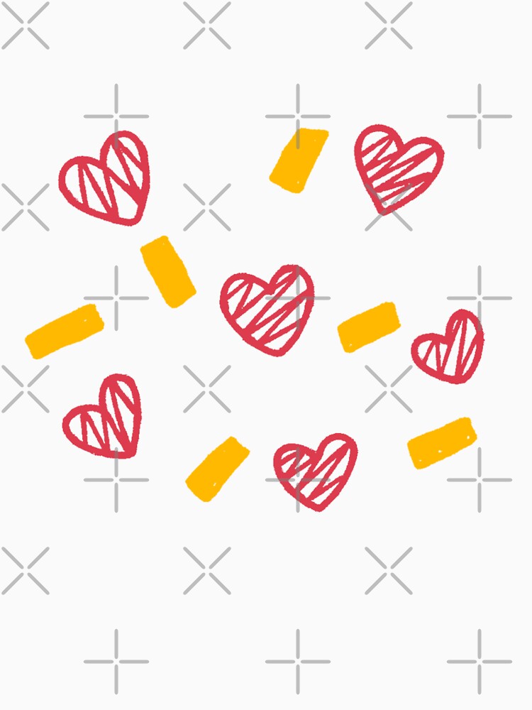 red valentine heart doodles by meh4u2 T-Shirts, Hoodie, Sweatshirt | BlankRebels.com (Image 3)