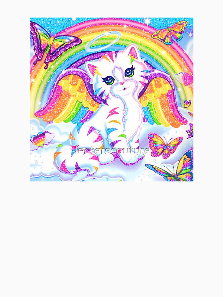 Y2k Sparkly Rainbow Angelic Cat with Butterflies by lecterscouture T-Shirts, Hoodie, Sweatshirt | BlankRebels.com (Image 3)
