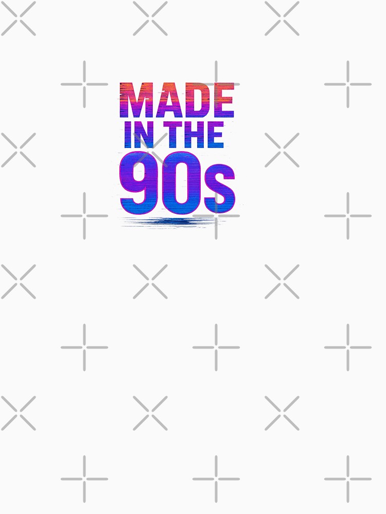 Made In The 90's | Retro Vintage Text Design by Gurjeetpixelart T-Shirts, Hoodie, Sweatshirt | BlankRebels.com (Image 3)