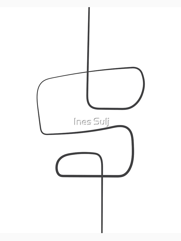 Minimalist Abstract Line Art 04-02 by PAPER MOON art & design T-Shirts, Hoodie, Sweatshirt | BlankRebels.com (Image 3)