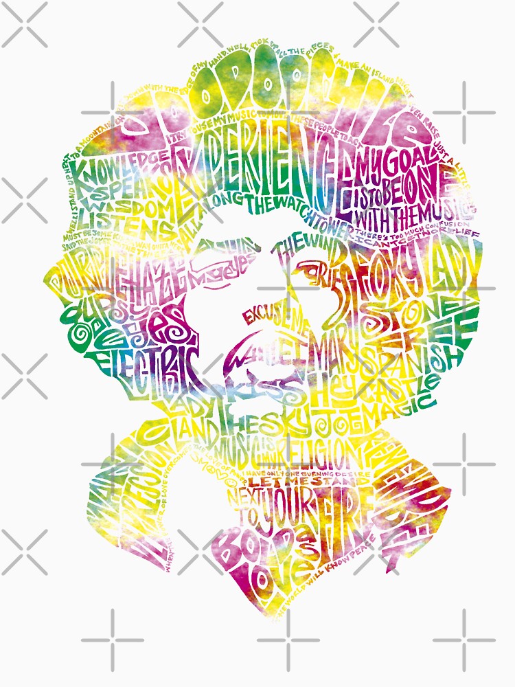 Jimmy Hendrix Legacy Typography [Type B] by Obtineo T-Shirts, Hoodie, Sweatshirt | BlankRebels.com (Image 3)