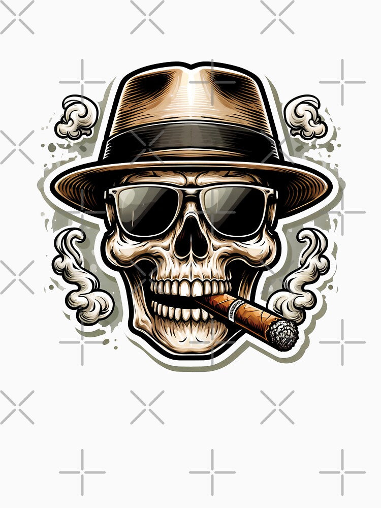 Stylized skull by JrSkDesign ✅ T-Shirts, Hoodie, Sweatshirt | BlankRebels.com (Image 3)