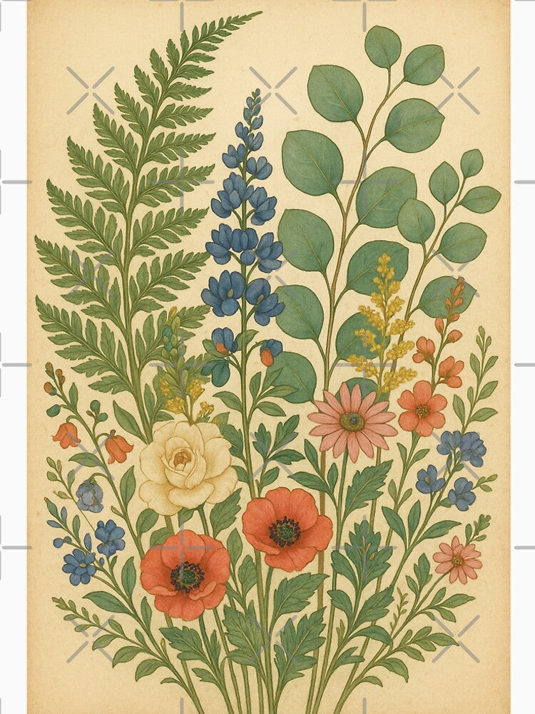 Vintage Botanical Illustration by Fernova T-Shirts, Hoodie, Sweatshirt | BlankRebels.com (Image 2)
