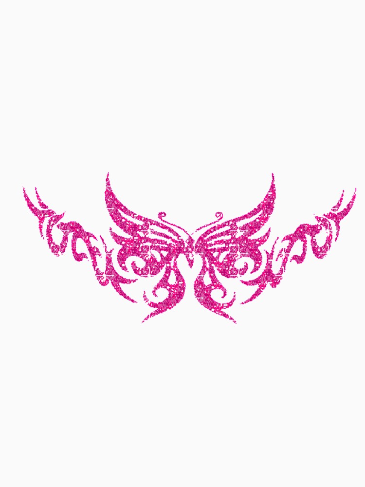 y2k butterfly tramp stamp print by Toni C T-Shirts, Hoodie, Sweatshirt | BlankRebels.com (Image 3)
