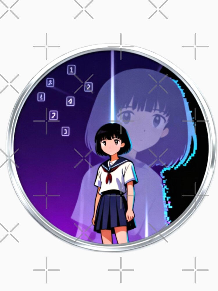 Counting plus electric effects on serial Experiments Lain sky Aesthetic | Cute Bear Hoodie Anime Vaporwave... (Image 3)