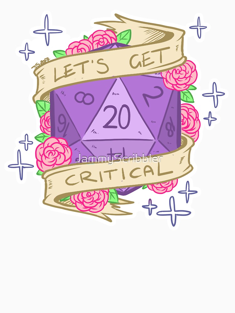 d20 - Let's Get Critical by JammyScribbler T-Shirts, Hoodie, Sweatshirt | BlankRebels.com (Image 3)