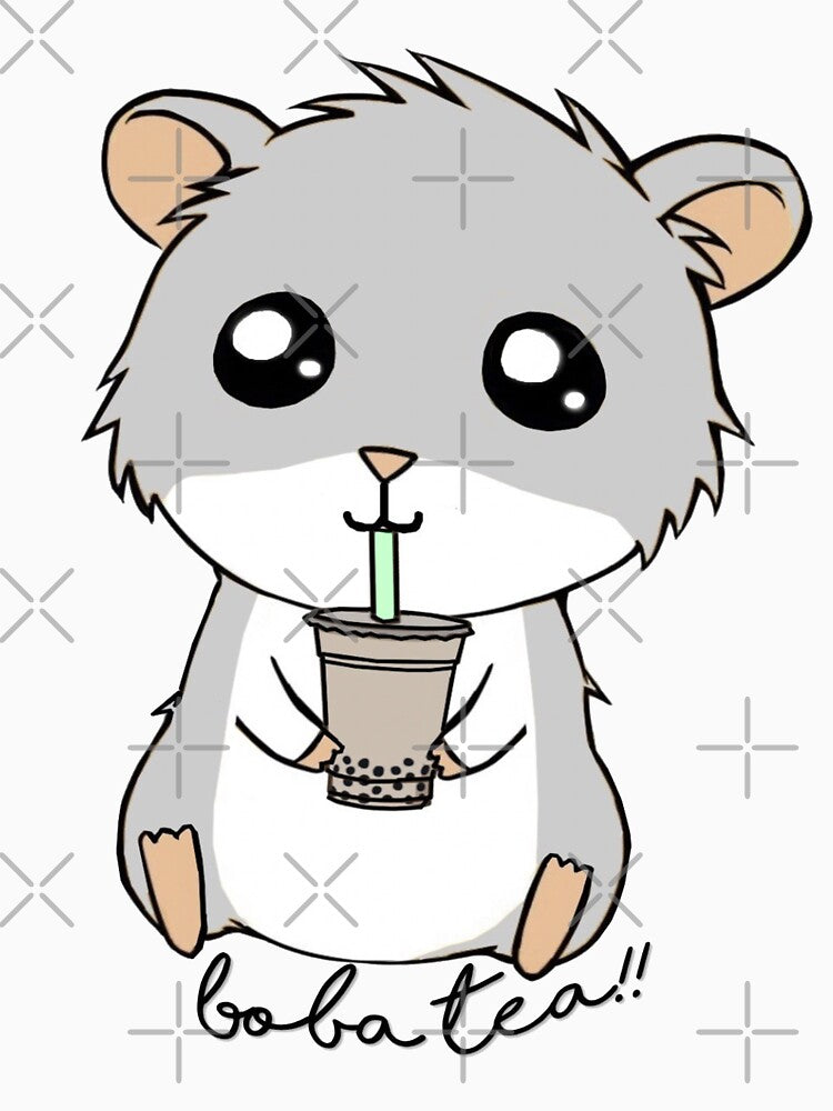 Boba Tea Hamster by Lorena Valentina T-Shirts, Hoodie, Sweatshirt | BlankRebels.com (Image 3)