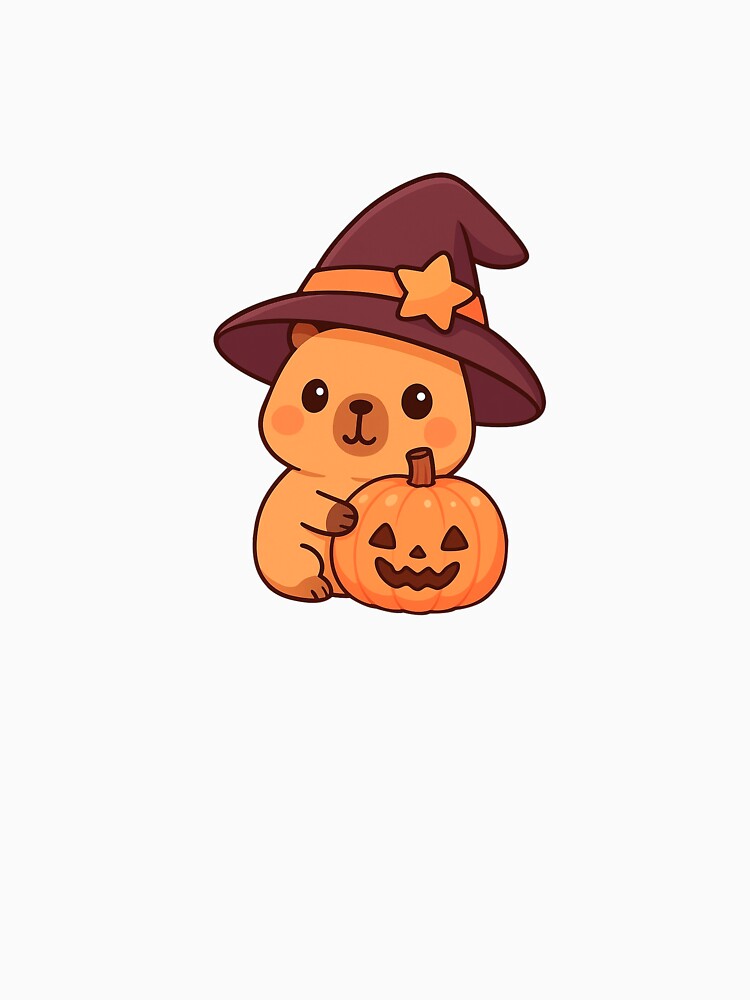 Cute Kawaii Halloween Capybara by Kuty Kootie T-Shirts, Hoodie, Sweatshirt | BlankRebels.com (Image 3)